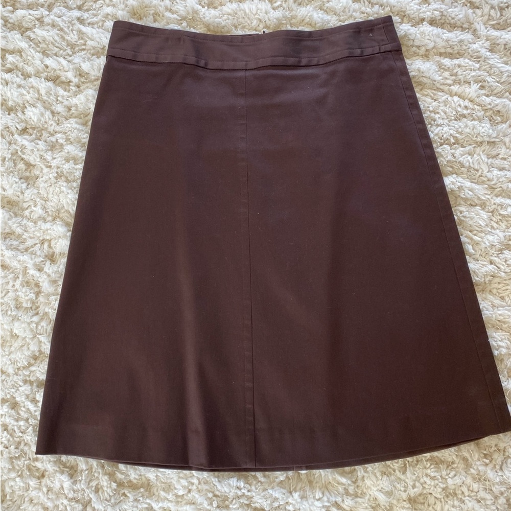 Banana Republic Brown A line skirt stretch size 2